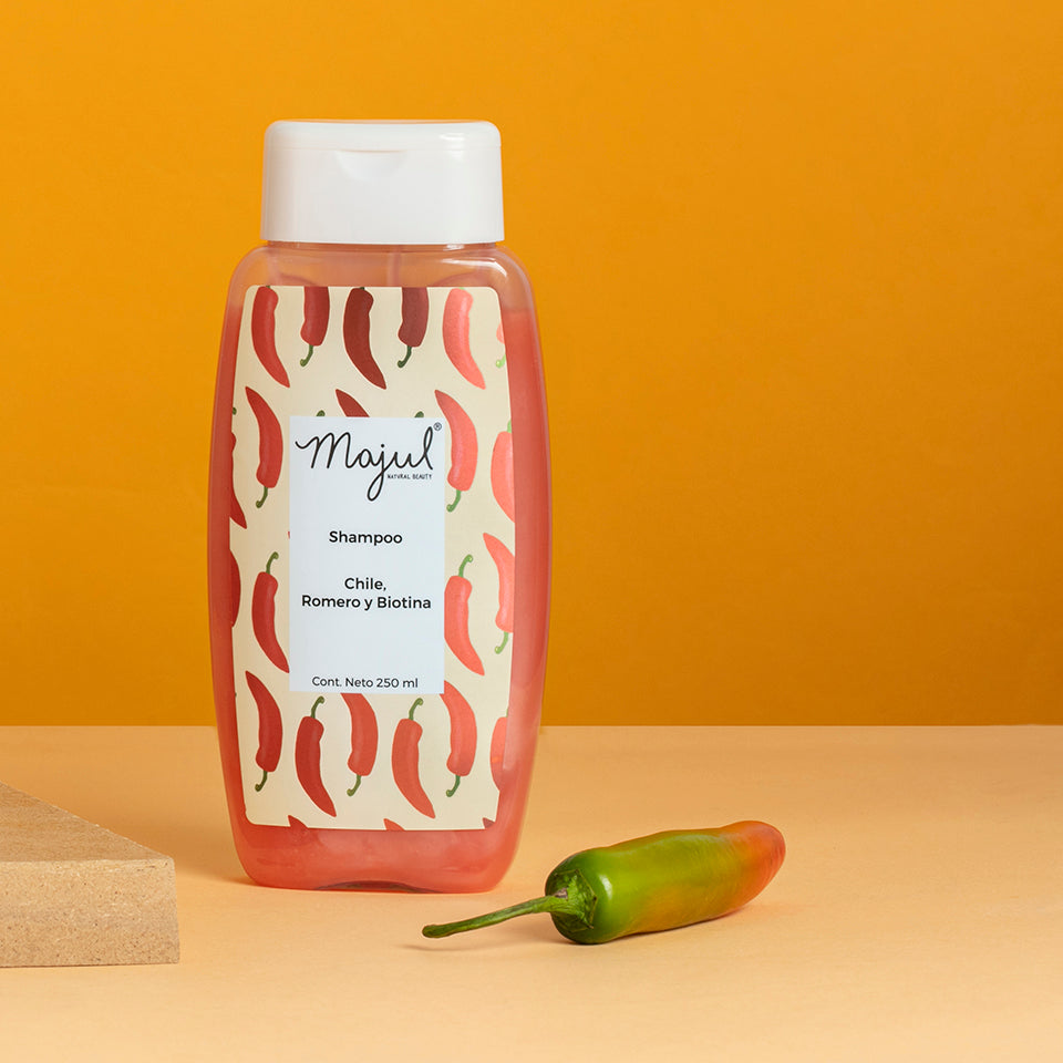 Shampoo de chile con romero / 250ml /