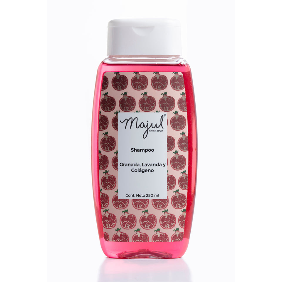 Shampoo de granada con lavanda y colágeno / 250ml /