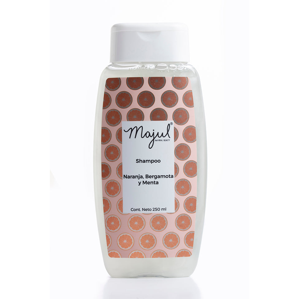 Shampoo de naranja, bergamota y menta / 250ml /
